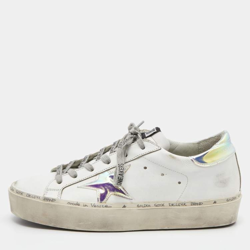 Golden Goose Size 37 Net-A-Porter Exclusive Iridescent Hi Star